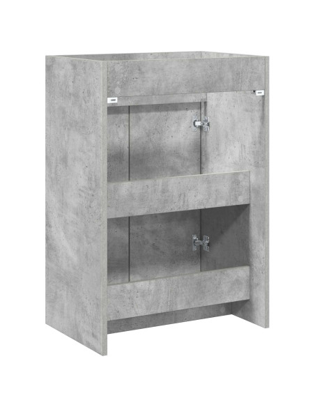 Mobiletto da Bagno Sotto Lavabo Grigio Cemento