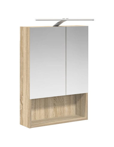 Set di Armadi da Bagno 5 pcs Rovere Sonoma Legno ingegnerizzato