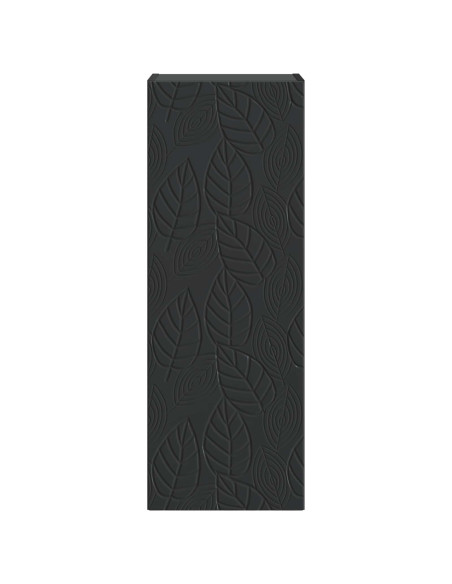 Mobiletto a muro Nero 33 x 34,5 x 90 cm Legno ingegnerizzato