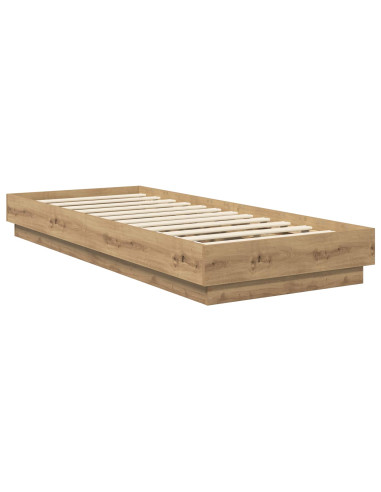 Struttura letto a pavimento Rovere Artigianale 80 x 200 cm
