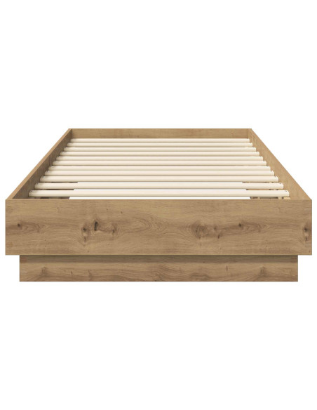 Struttura letto a pavimento Rovere Artigianale 80 x 200 cm