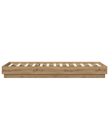 Struttura letto a pavimento Rovere Artigianale 80 x 200 cm