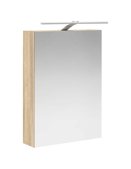 Set di Armadi da Bagno 5 pcs Rovere Sonoma Legno ingegnerizzato