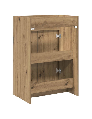 Mobiletto da Bagno Sotto Lavabo Rovere Artigianale
