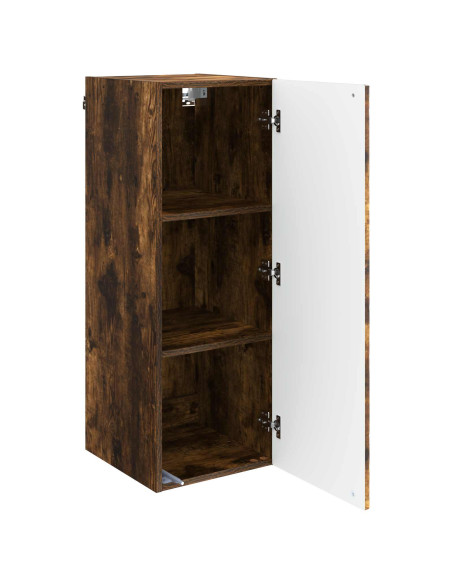 Mobiletto a muro Rovere Fumo 33 x 34,5 x 90 cm