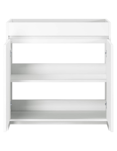 Mobiletto da Bagno Sotto Lavabo Bianco 78,5 x 37,5 x 81 cm