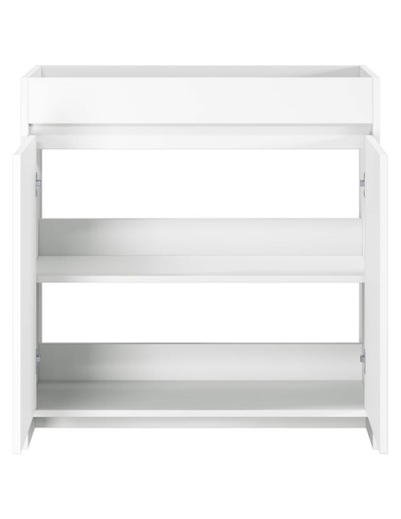 Mobiletto da Bagno Sotto Lavabo Bianco 78,5 x 37,5 x 81 cm