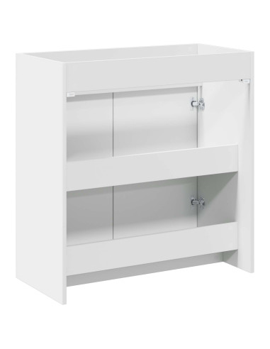 Mobiletto da Bagno Sotto Lavabo Bianco 78,5 x 37,5 x 81 cm