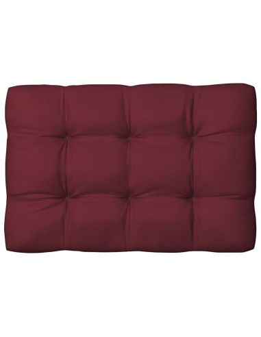 Cuscini per Divano Pallet 7 pz Rosso Vino