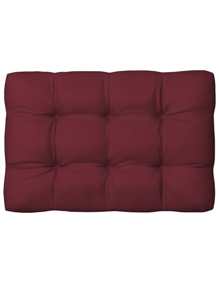 Cuscini per Divano Pallet 7 pz Rosso Vino