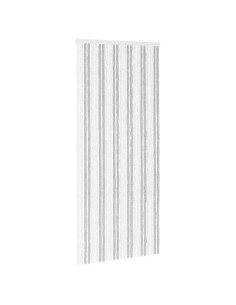 Tenda per insetti in chenille Grigio chiaro e bianco 2