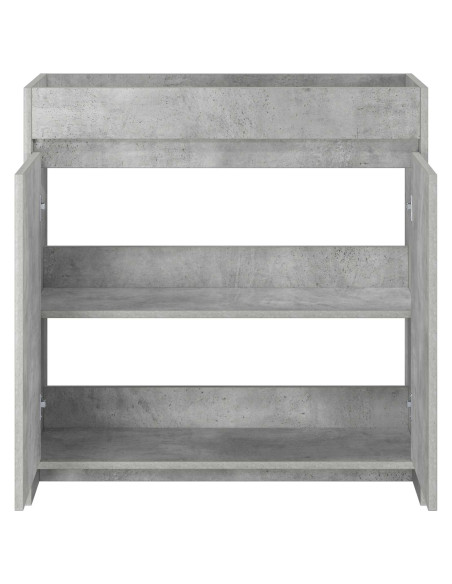 Mobiletto da Bagno Sotto Lavabo Grigio Cemento