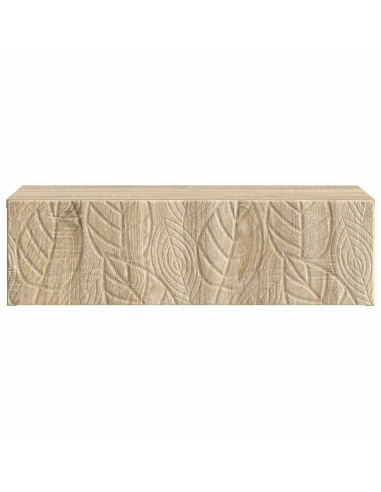 Tavolino da Parete Laterale Rovere Sonoma 59 x 34,5 x 17 cm