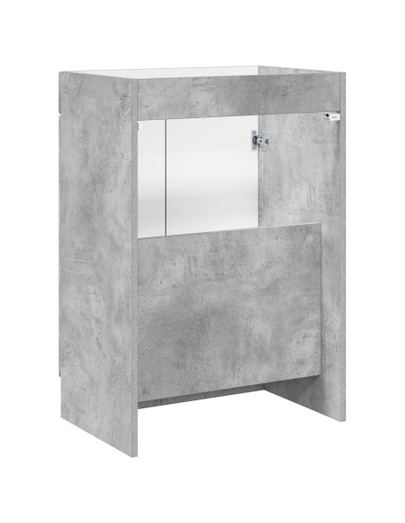 Mobiletto da bagno sotto il lavello Grigio Cemento