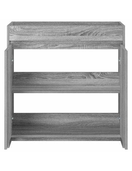 Mobiletto da Bagno Sotto Lavabo Sonoma grigio