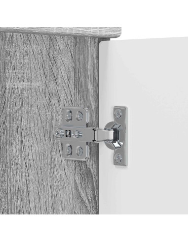 Mobiletto da Bagno Sotto Lavabo Sonoma grigio