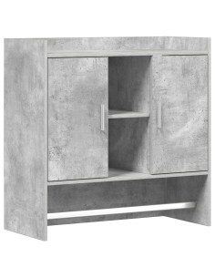 Scaffale da parete A parete Grigio Cemento 80 x 36 x 80 cm