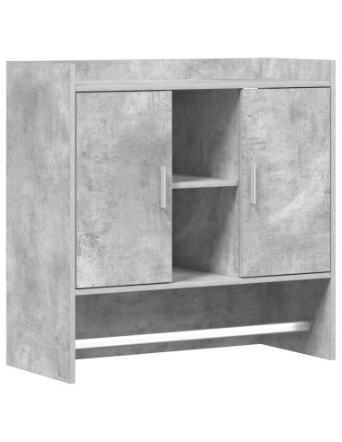 Scaffale da parete A parete Grigio Cemento 80 x 36 x 80 cm
