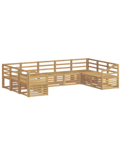 Set divani Legno di Acacia Massello 2