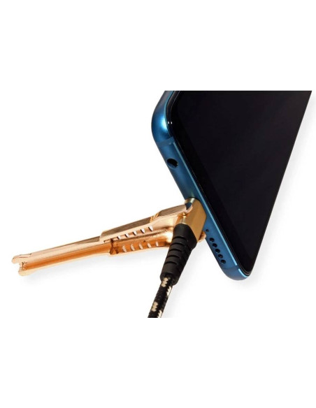 CAVO USB 2.0 A-C 1MT M/M SUPPORTO SMARTPHONE