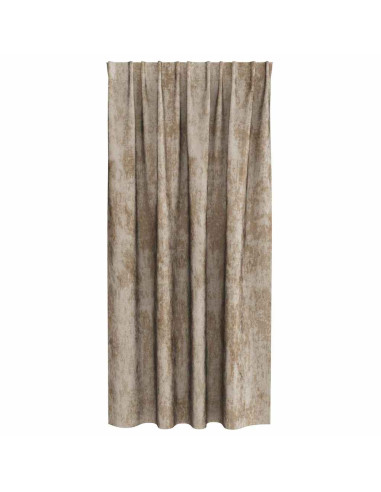 Tende in Velluto con tende 2 pcs Champagne 175 x 140 cm Velluto