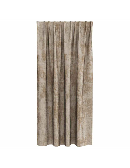 Tende in Velluto con tende 2 pcs Champagne 175 x 140 cm Velluto
