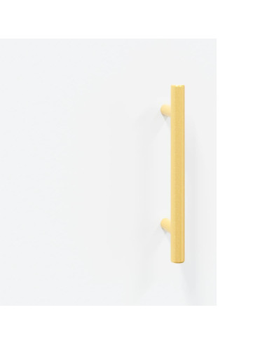 Credenza Bianca 34,5x34x180 cm in Legno Multistrato