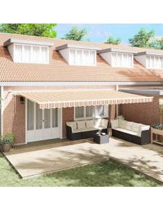 Tessuto per Tenda Multicolore 600 × 350 cm Poliestere
