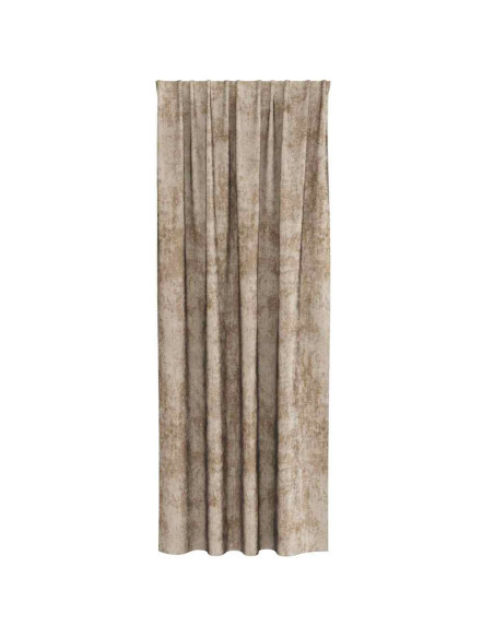 Tende in Velluto con tende 2 pcs Champagne 245 x 140 cm Velluto