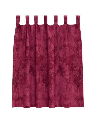 Tende in Velluto 2 pcs Rosso Vino 140 x 140 cm Velluto