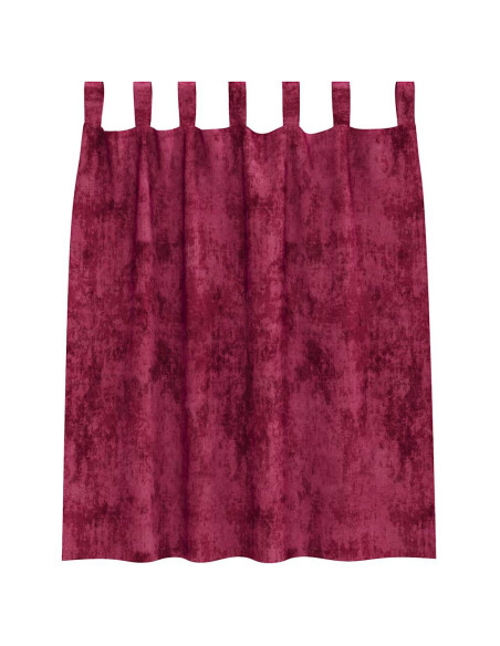 Tende in Velluto 2 pcs Rosso Vino 140 x 140 cm Velluto