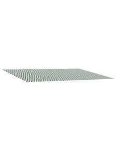 Telo di ricambio per tenda da sole Verde e Bianco 350 x 200 cm