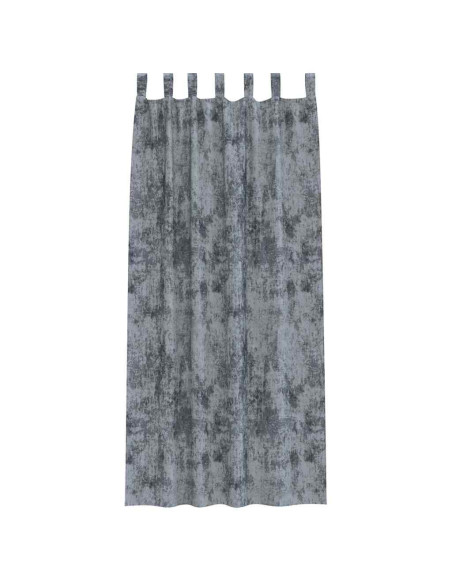 Tende in Velluto 2 pcs Grigio Argento 260 x 140 cm Velluto