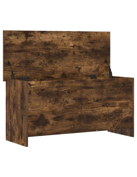 Cassa di stoccaggio Rovere Fumo 100 x 40 x 50 cm
