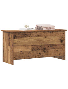 Cassa di stoccaggio Legno antico 100 x 40 x 50 cm 2