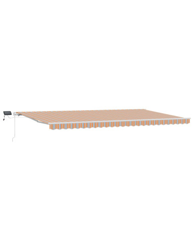 Tenda retrattile Multicolore 600 × 350 cm Tessuto e Alluminio