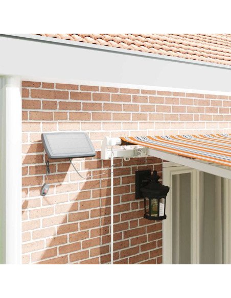 Tenda retrattile Multicolore 600 × 350 cm Tessuto e Alluminio