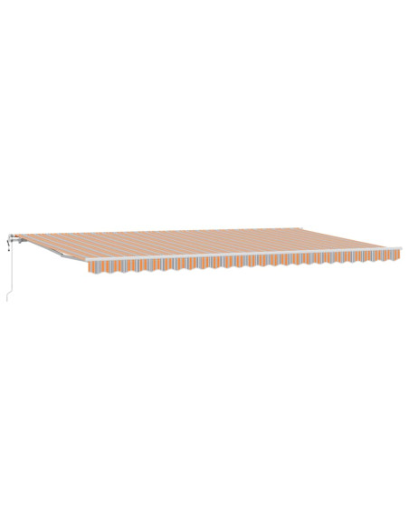 Tenda retrattile Multicolore 600 × 350 cm Tessuto e Alluminio