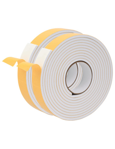 Nastro adesivo in schiuma 2 pcs Bianco 30mm x 5m Schiuma CR