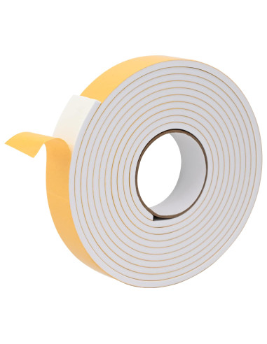 Nastro adesivo in schiuma 20 pcs Bianco 30mm x 5m Schiuma CR