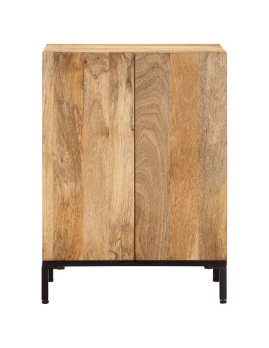 Credenza 53x35x72 cm in Legno Massello di Mango