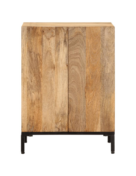 Credenza 53x35x72 cm in Legno Massello di Mango