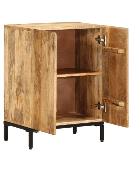 Credenza 53x35x72 cm in Legno Massello di Mango