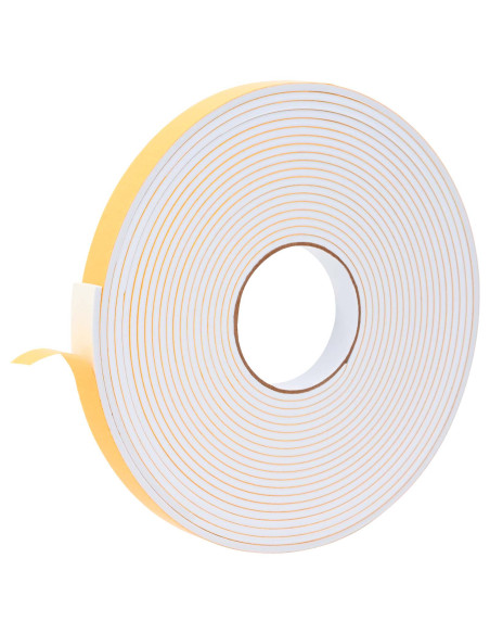Nastro adesivo in schiuma Bianco 20mm x 10m Schiuma CR