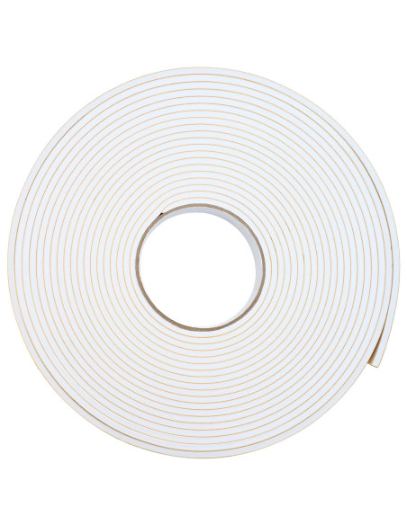 Nastro adesivo in schiuma Bianco 20mm x 10m Schiuma CR