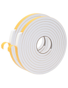 Nastro adesivo in schiuma 2 pcs Bianco 15mm x 5m Schiuma CR 2