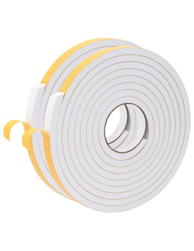 Nastro adesivo in schiuma 2 pcs Bianco 15mm x 5m Schiuma CR