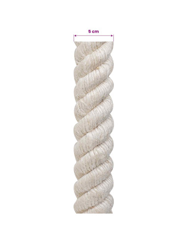 Corda di Juta 50 Bianco 100% juta Tossa