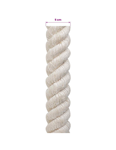 Corda di Juta 50 Bianco 100% juta Tossa
