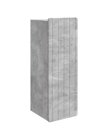 Mobiletto a muro Grigio Cemento 33 x 34,5 x 94 cm